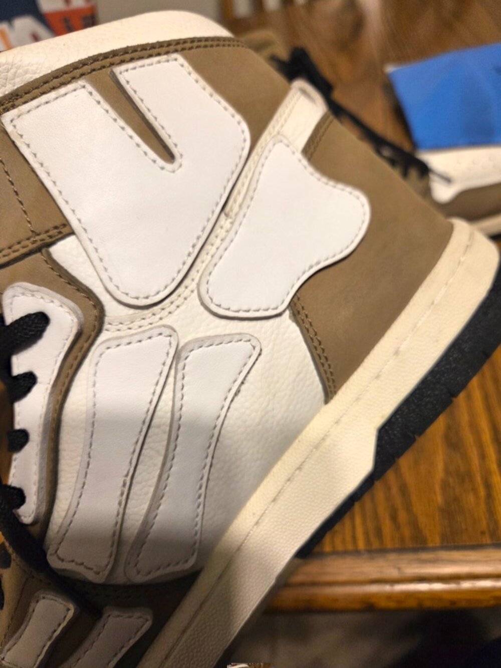 Mens Amiri skel-top high top sneakers size 14 - Picture 5 of 11